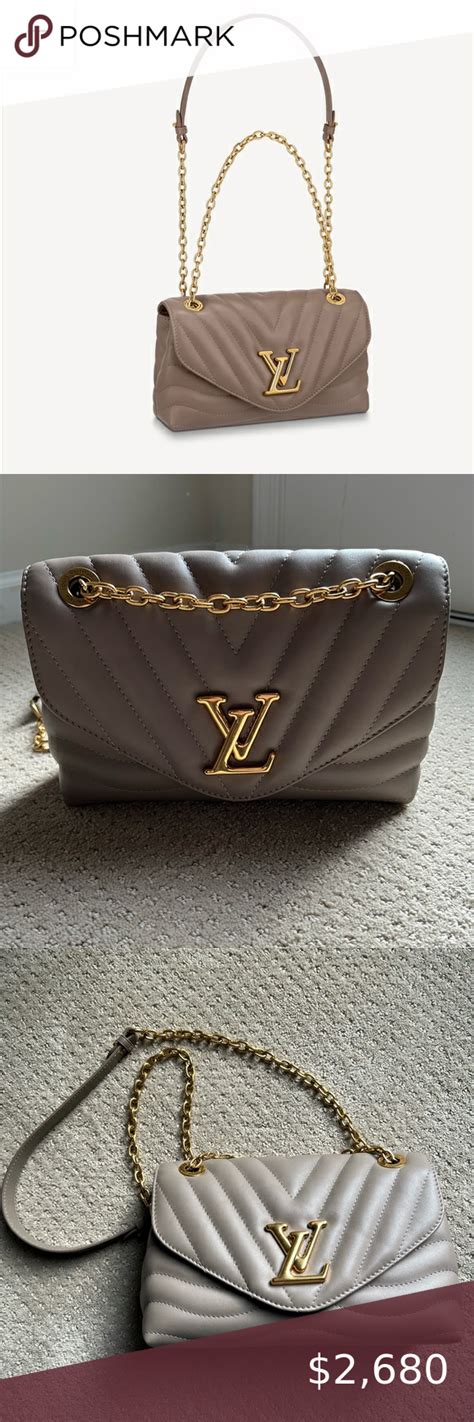 lv new wave chain bag taupe|louis vuitton wave bag.